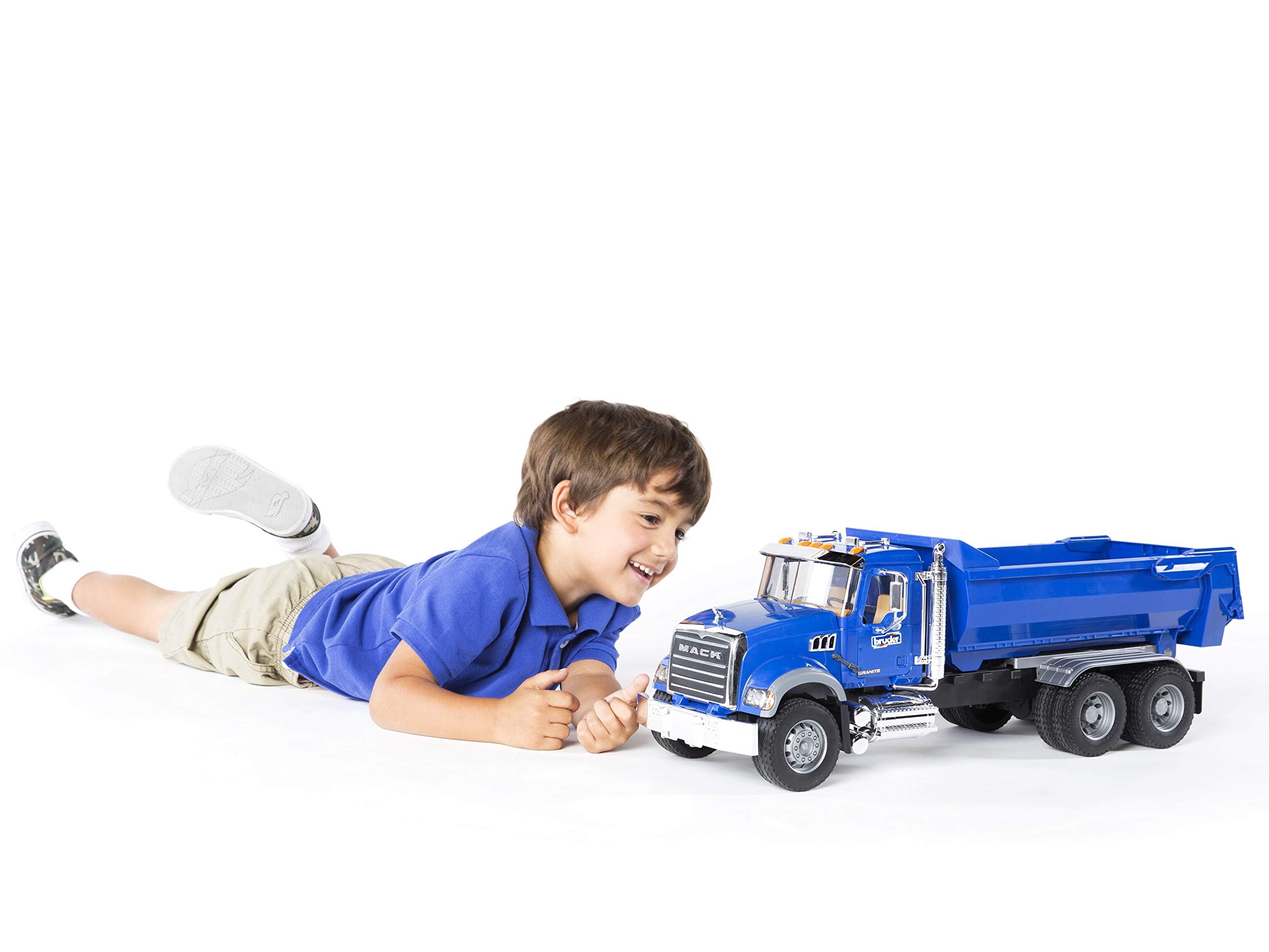MACK ハーフパイプダンプトラックと消防車 楽天市場】旧商品 bruder ブルーダー MACK ハーフパイプダンプ
