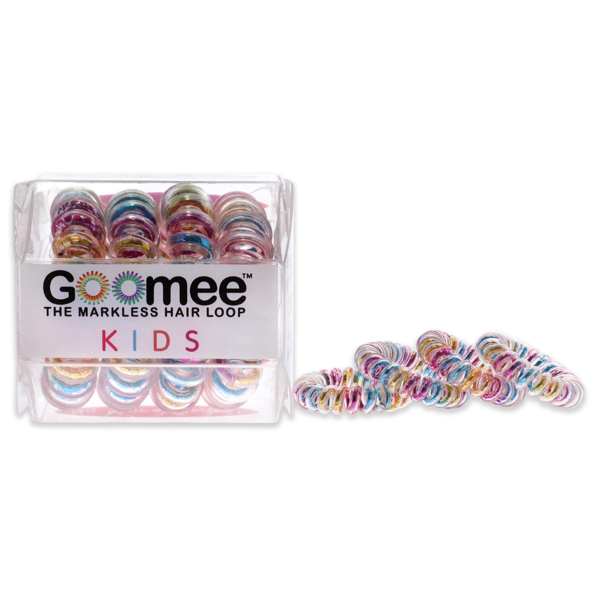 Goomee Kids The Markless Hair Loop Set - Over the Rainbow For Kids 4 Pc Hair Tie