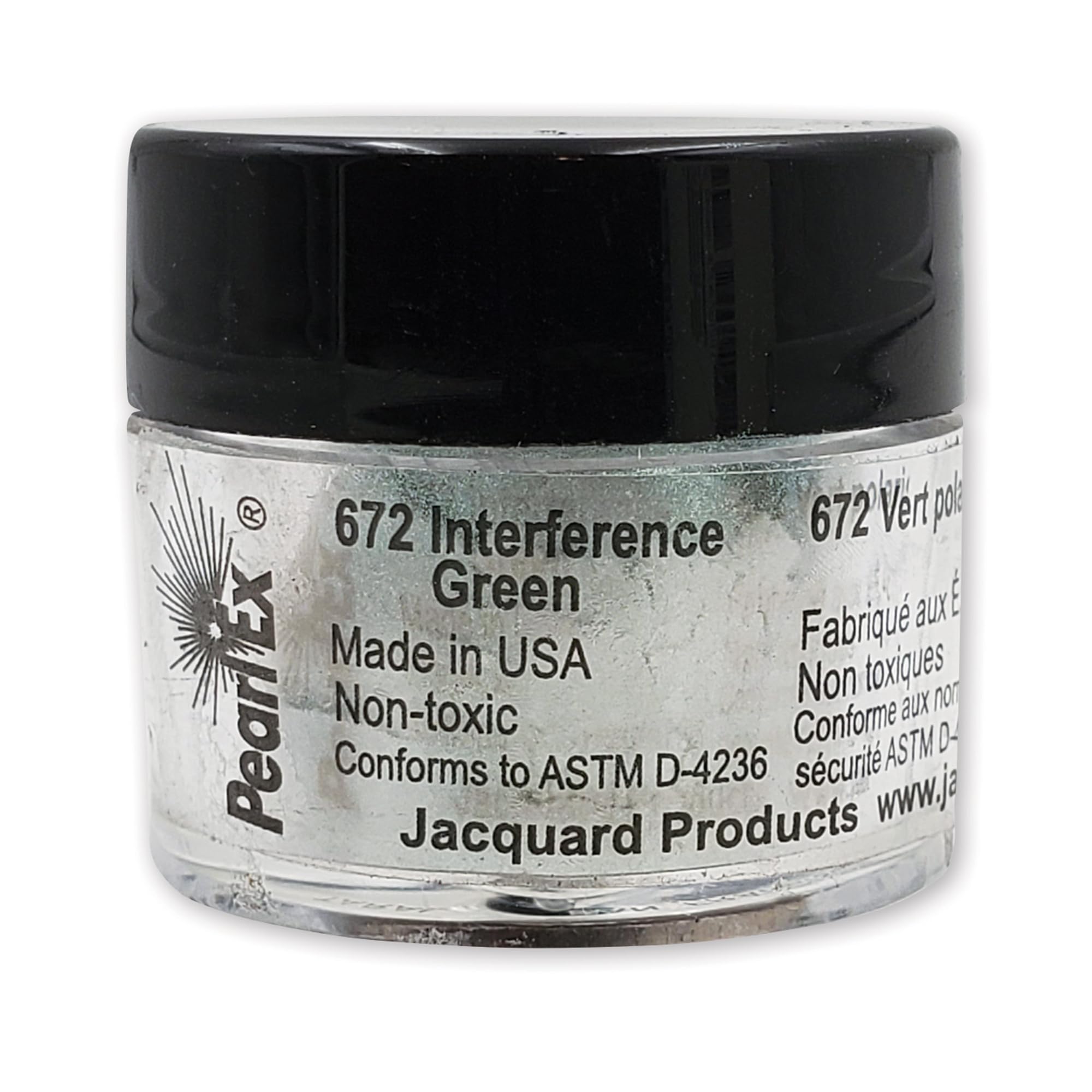 Jacquard Pearl Ex Powdered Pigments 3g-Interference Green — image 1