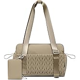 Small Gym Bag for Women Quilted Mini Tote with Wet Compartment and Coin Purse, Cute Duffle Bag for Girls Workout Sport Travel