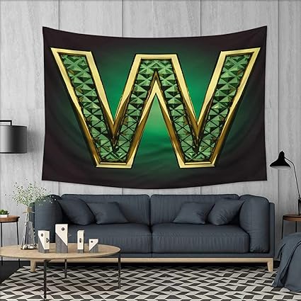 Amazon Com Anhuthree Modern Wall Tapestry Golden Figure