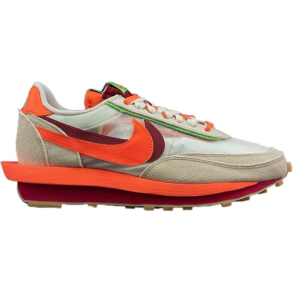 Amazon.com | Nike x Sacai x Clot LDWaffle - Net / Orange Blaze