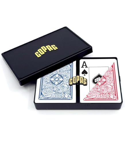 Copag 100% Plastic Playing Cards - Bridge Size (Narrow) Regular