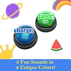 Gelabur 2-Pack Buzzers for Trivia Games, Answer