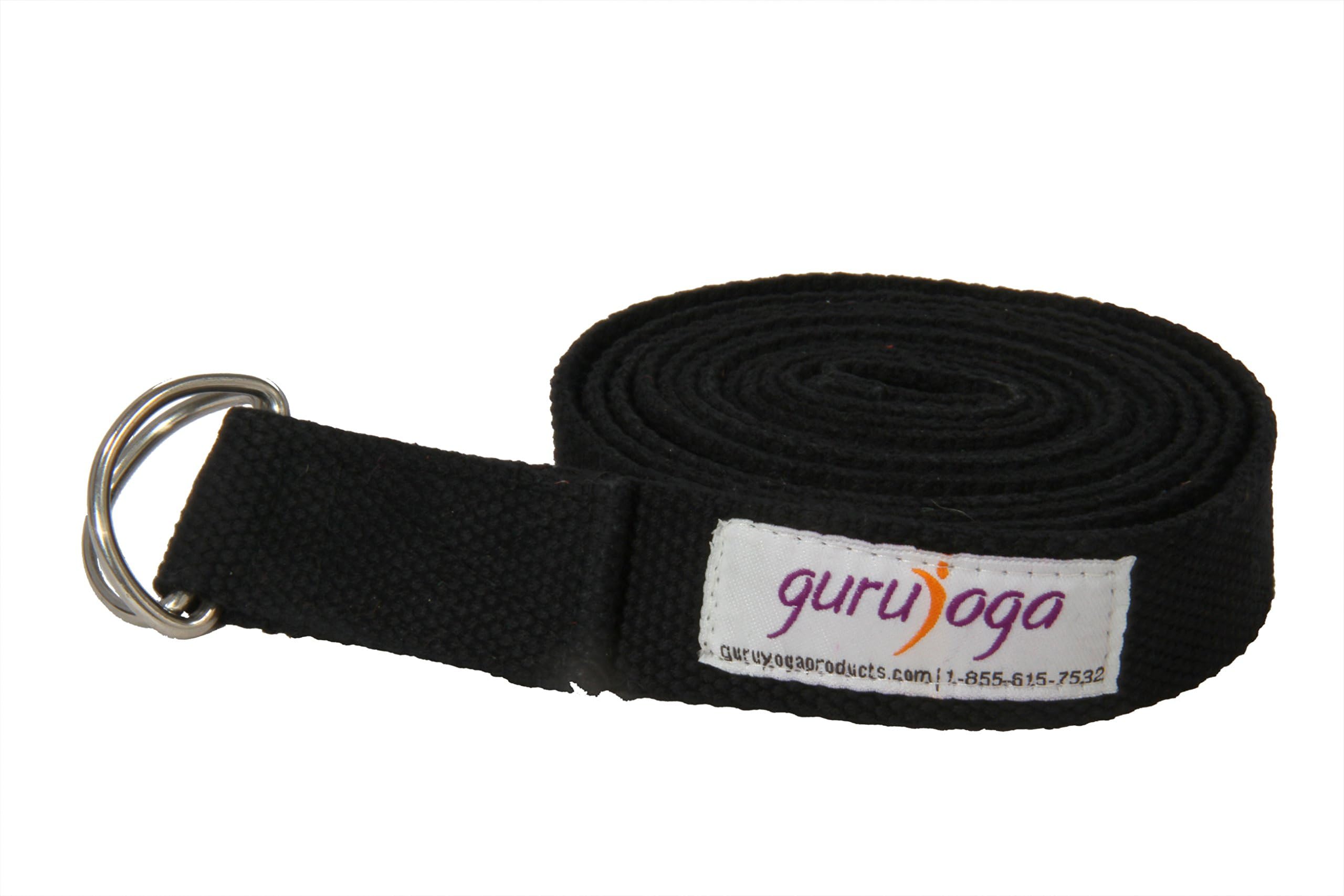 Guru Yoga - Yoga 8' Strap/Belt - Black