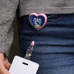 Harry Potter Ravenclaw Painted Crest Heart Lanyard