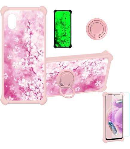 Custodia Per Cloud Mobile Stratus C8 Con Vetro Temperato 9H – Cover Rigida In PC + Silicone Morbido, Con Supporto Ad Anello Magnetico 360° - 3