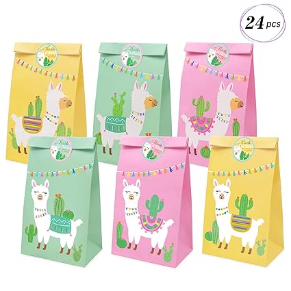 Amazon Com Llama Party Favor Bags Llama Cactus Gift Bags Mexico Amazon Com Llama Party Favor Bags Llama Cactus Gift Bags Mexico