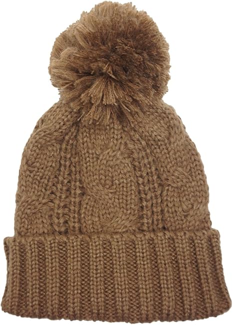 Amazon Co Jp ドリームウォーク ポンポンニット帽 子供 大人サイズ 色 0 ラベルなし 親子 おそろい 服 ファッション小物