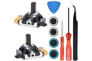 SEDICOCA 2-Pack Joystick Replacement Kit for PlayStation Portal PS Portal Console/PS5 VR2,Analog Thumb Stick Repair Hall Effect Joystick for PS5 Portal/PSVR2 Controller(Left and Right Joystick)