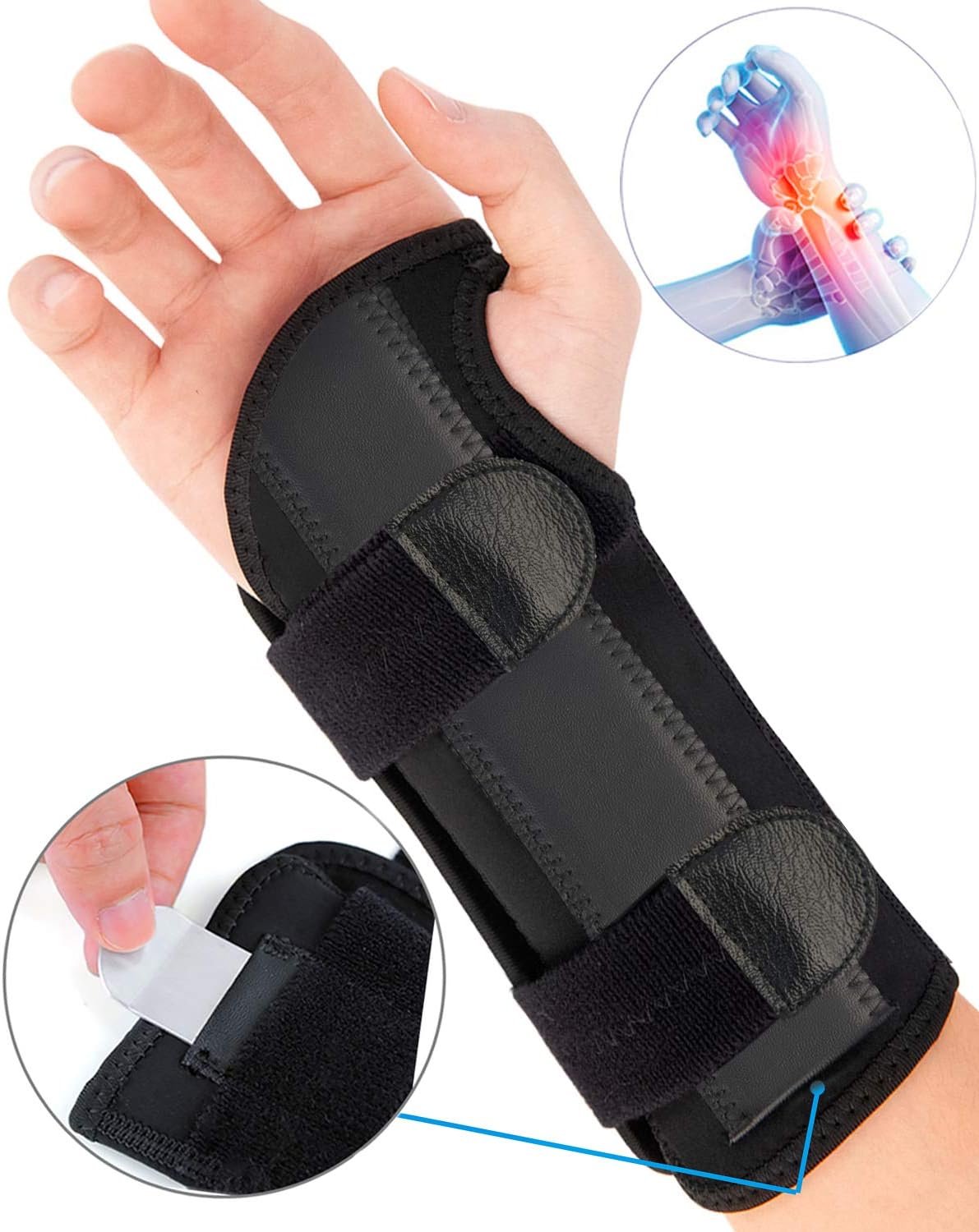 ZOUYUE Handgelenk Bandagen, Handgelenkstütze Handbandage für Sport und