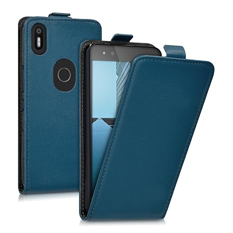 kwmobile bq Aquaris X5 Plus Hülle - Handyhülle für bq Aquaris X5 Plus - Handy Case Flip Schutzhülle