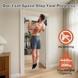 Sportneer Pull Up Bar Doorway 75-94cm 200kg Capacity No Screws Bar view 2