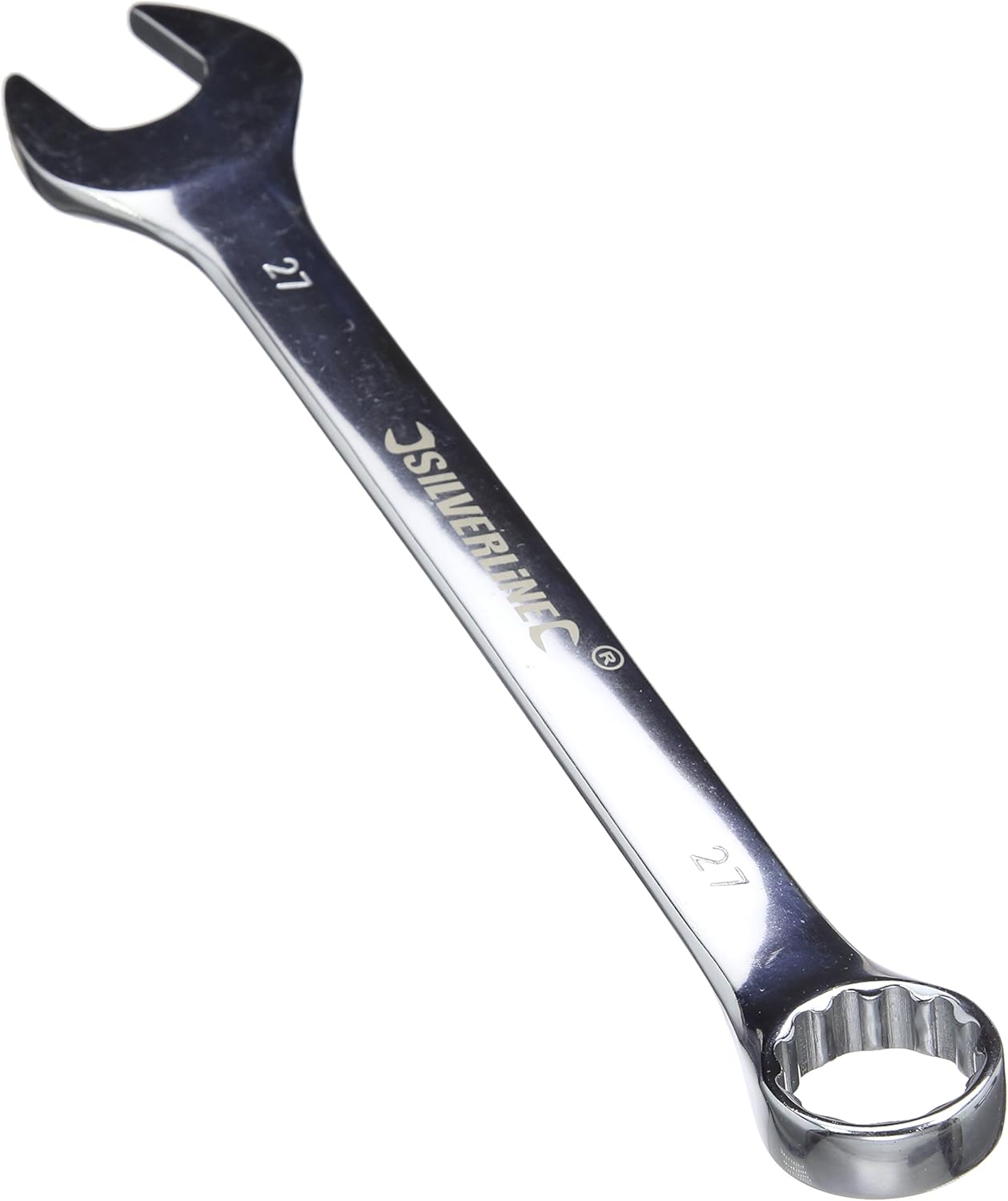 Silverline LS27 Combination Spanner 27 mm, Silver (Silver)