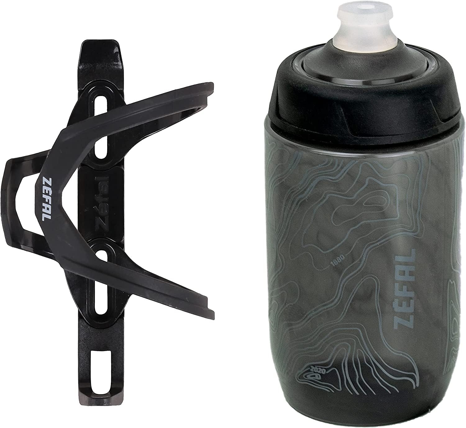 ZEFAL Pulse Z2 & Sense Pro 50 Bottle & Cage Set, Black, Nicht zutreffend