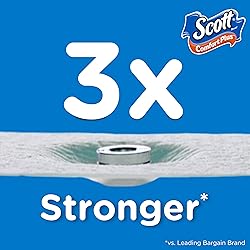 Scott ComfortPlus Toilet Paper, 36 Mega Rolls = 144