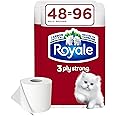 Royale 3-Ply Strong Toilet Paper, 48 Equal 96 Rolls, 165 Bathroom Tissues per roll
