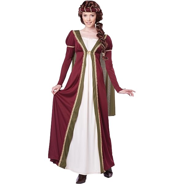 thumbnail image 2 of California Costume Maid Marian Dress – Adult Renaissance Fancy Dress Costume 2 of 6