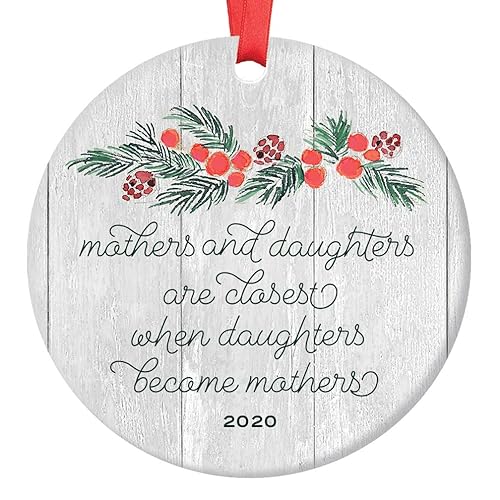 mom and daughter ornament