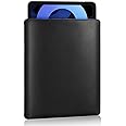 MoKo 9-11 Inch Tablet Sleeve, PU Leather Briefcase Slim Stylish Case Fits New 11-inch iPad Pro M4/iPad Air M2 2024, iPad Air 5/4/3th 10.9/10.5, iPad 10/9/8th Gen 10.9/10.2,Tab S8/S9 11, Black