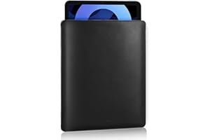 MoKo 9-11 Inch Tablet Sleeve, PU Leather Briefcase Slim Stylish Case Fits iPad Air 5/4th 10.9 2022/2021, iPad Pro 11 M2/M1 20