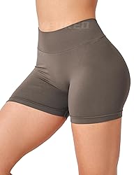 YEOREO Workout Scrunch Shorts Women V Back Gym Butt