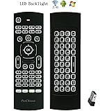 ProChosen 2.4G Backlit Air Mouse Remote, Wireless Keyboard and Infrared Learning for Kodi Android TV Box, Smart TV, PC, HTPC, Windows, Mac OS, Linux