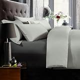 NTBAY 500 Thread Count Egyptian Cotton Fitted Sheet 135x190 Deep Pocket 30cm view 2