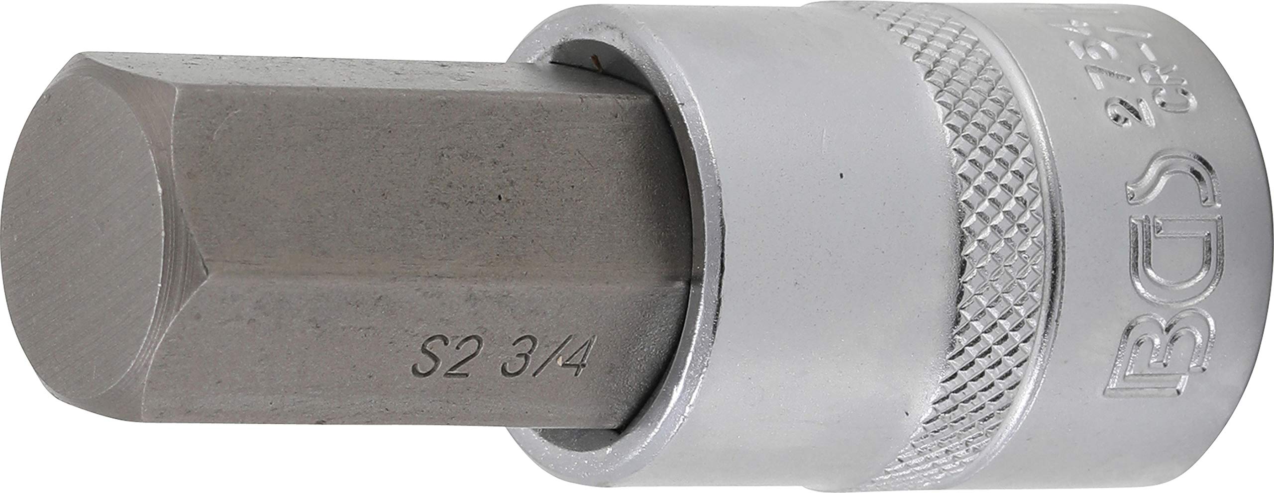 BGS 2754 | Bit Socket | length 70 mm | 12.5 mm (1/2") Drive | internal Hexagon 3/4"