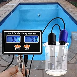 pH/EC Conductivity Meter with ATC Water Quality