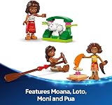 LEGO Disney Moana’s Adventure Canoe 43270 Buildable Boat with Textile Sail 4 view 6