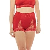 Rhonda Shear, Pin-Up Girl Lace Control Panty, Tummy Control, Floral Lace Panel, Tap Length