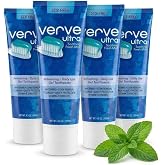Verve Ultra SLS-Free Toothpaste with Fluoride, 4.5 oz. (Pack of 4)