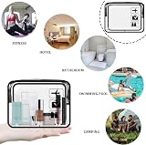 Jsdoin Clear Travel Toiletry Bag 2 Pack TSA Approved Waterproof Cosmetic Case view 6