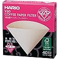 Hario V60 Paper Coffee Filters, Size 01, Natural, Untabbed