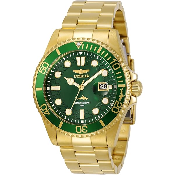 Amazon.com: Invicta Men's Pro Diver Quartz Watch, Gold