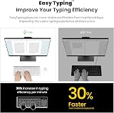 Cimetech Wireless Keyboard Mouse Combo 2.4G UK Layout Silver White view 4