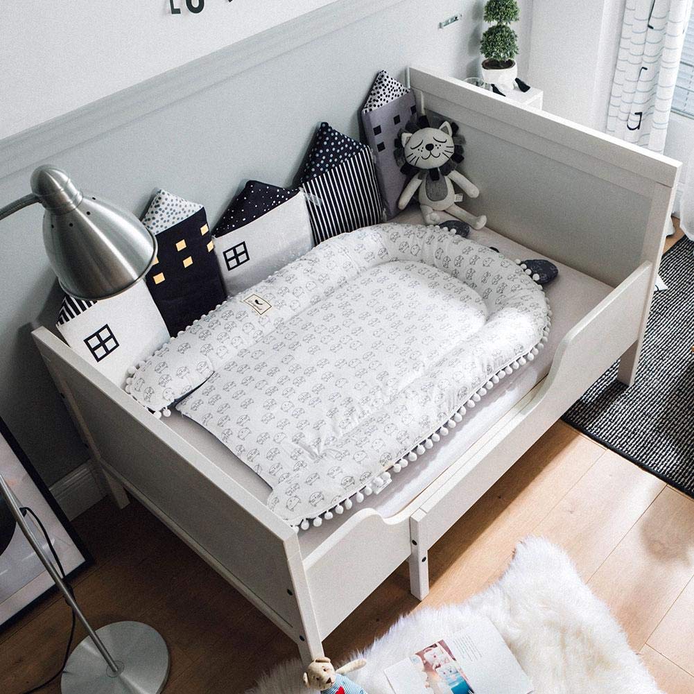 Pour Chamb Respirant Et Hypoallergenique Waroomss Nid Bebe Cocon Reducteur De Lit Bebe Cocon A Usage Multiple Coussins Et Berceaux Portatifs Pour Bebe Securite Coton Biologique Bebe Puericulture Matelas Et Linge De Lit Lawawarenesssociety In