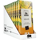 Endangered Species Chocolate Chimpanzee, Natural Dark Chocolate (72%), 3-Ounce Bars (Pack of 12)