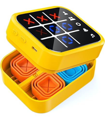 Jeu De Tic-Tac-Toe Électronique Rechargeable 6 En 1 - Jouet Puzzle Portable Pour Enfants Et Adultes