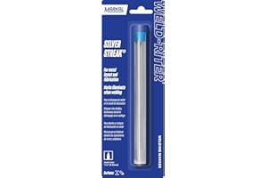 Markal 96007- Silver Streak Reflective Round Refills (6 Pk) for Markal 96006 Holder, Silver Color For Welding applications, Metal Layout & Fabrication Work