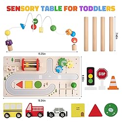 Activity Table for 1+ Year Old, Montessori Wooden