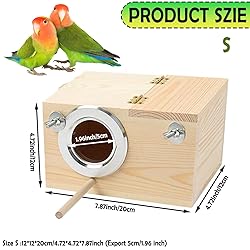 kathson Parakeet Nest Box Budgie Nesting House