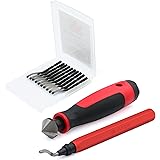 AFA Tooling Deburring Tool with Blade and 10 Extra Blades and Countersink Hand Reamer