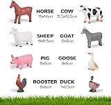 Learning Minds 8 Jumbo Farm Animals Toy Set for Toddlers 18 Months+ view 4