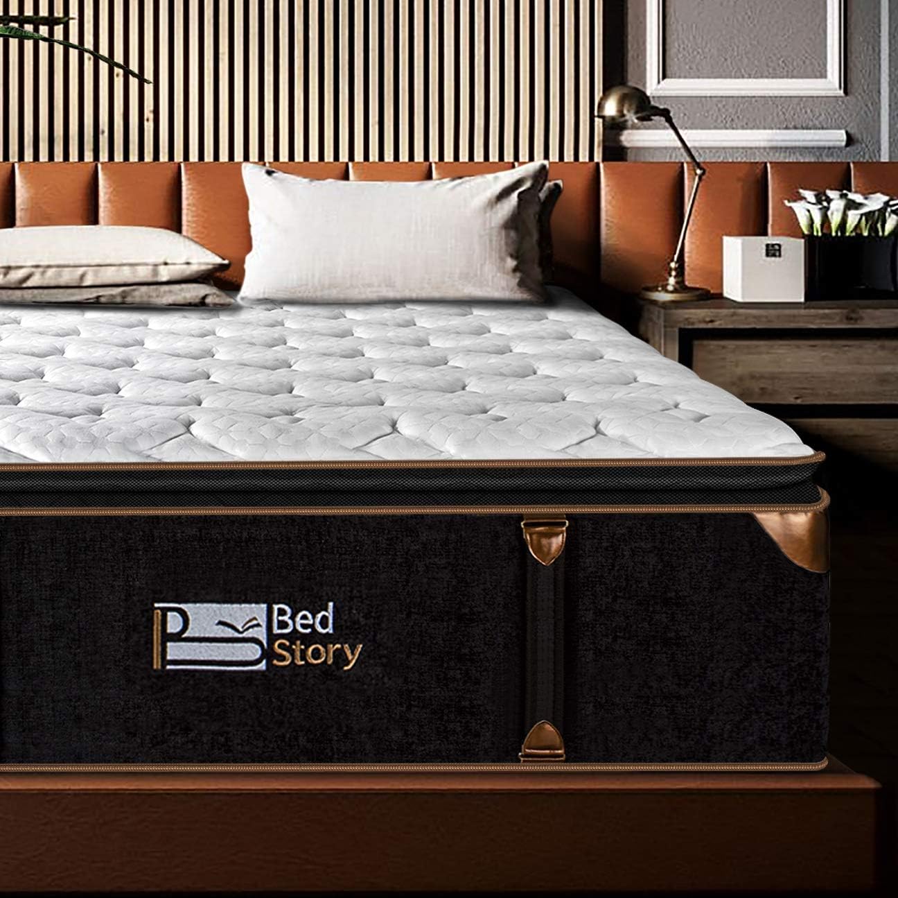 BedStory 12 Inch King Mattress, Gel Infused Memory Foam Mattress King
