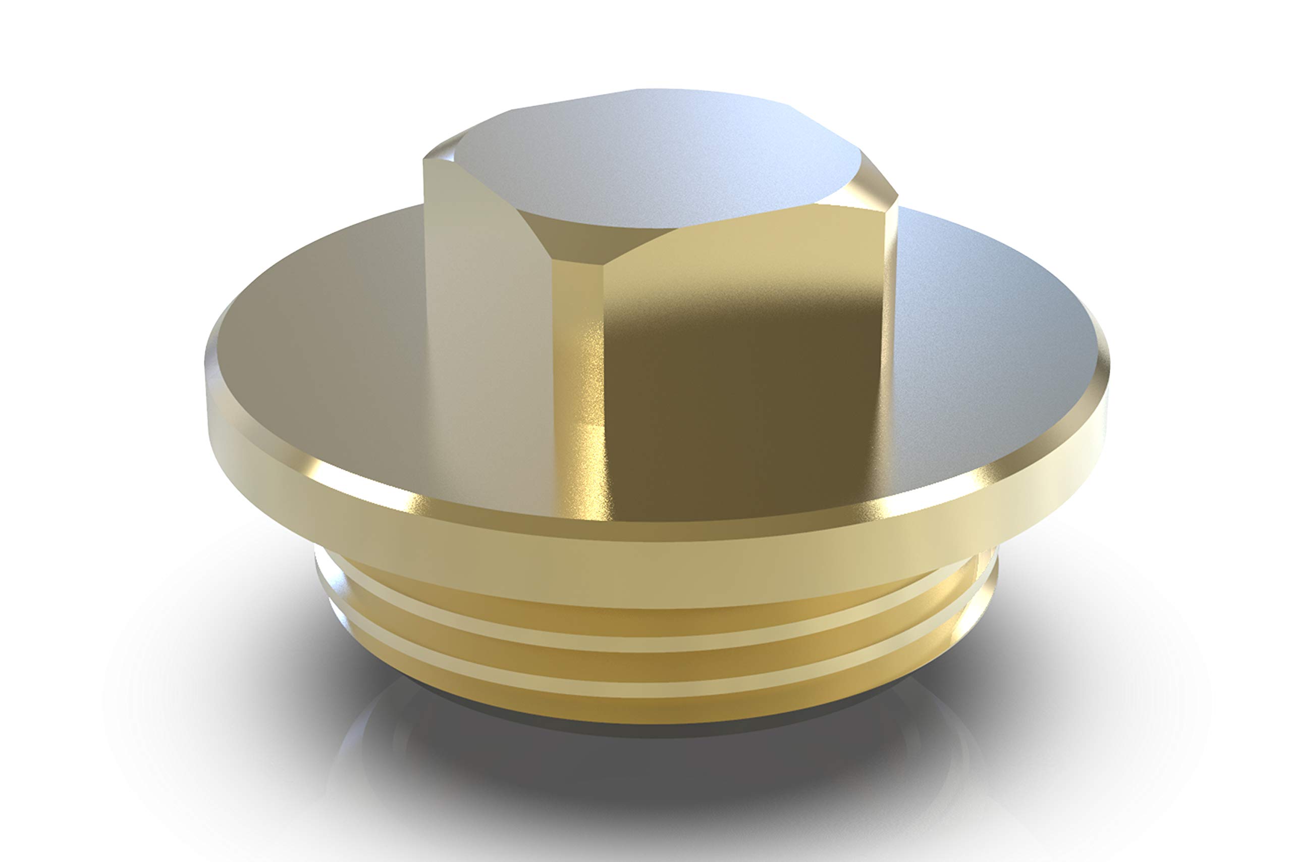 ABA Beul 21003.001.2 Sealing Plug with Square, Brass, 1/8