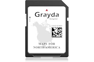 Grayda 2024 Latest Navigation SD Card Map Update, Compatible with GM Chevrolet, Buick, Cadillac | Covers USA, Canada, Mexico 