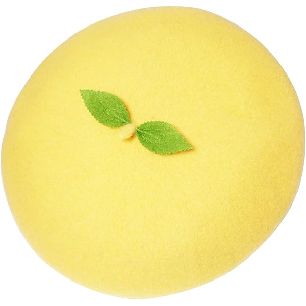 5828 Green Leave Fruit Cosplay Beret Vintage Painter Hat Lolita Kawaii Wool FAICCIA Green Leave Fruit Cosplay Beret Vintage Painter Hat  main image 2