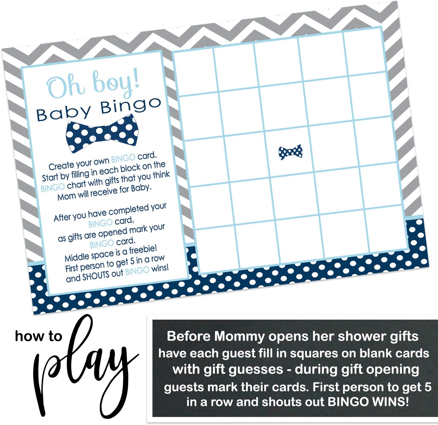 baby shower game gifts for guests